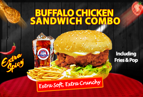 Buffalo Chicken Sandwich Combo